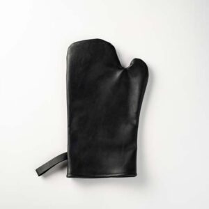 Genuine Leather Braai Glove - Black